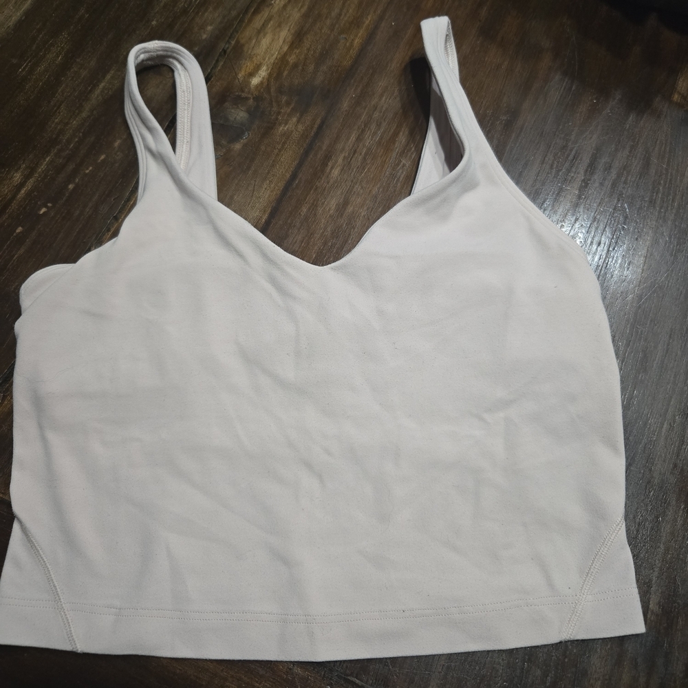 lululemon athletica Light Pink Blush Sports Bra Size 4